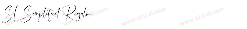 SL Simplified Regula字体转换 SL Simplified Regula字体转换